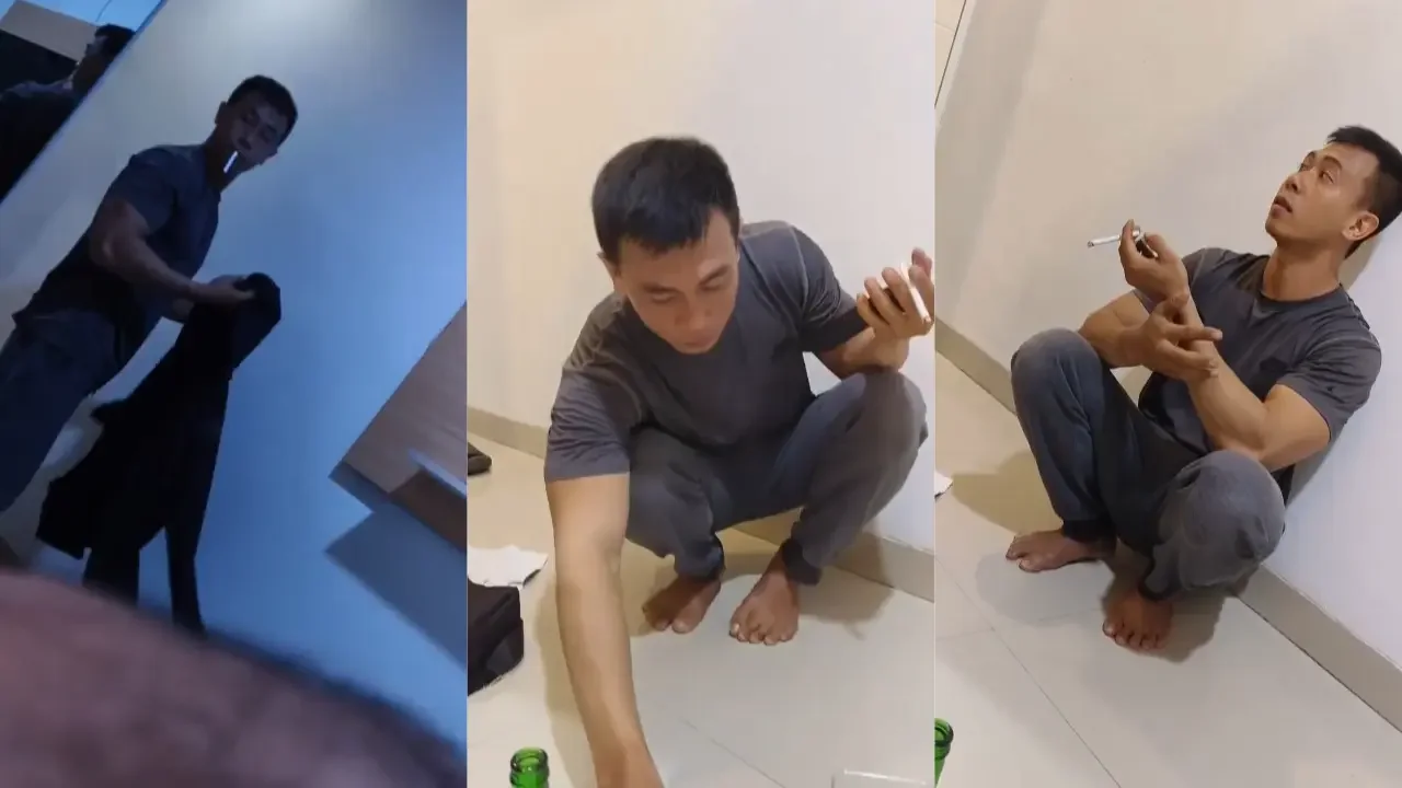 gimana gak puas sampai banjir dapat laki begini perkasa nya...